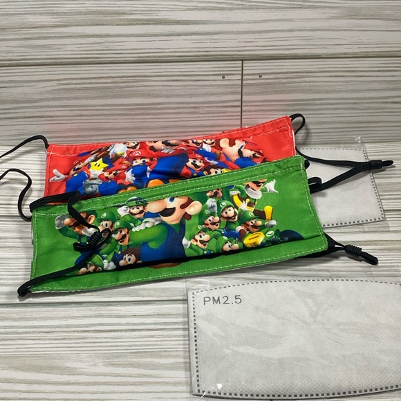 Mario And Luigi Face Masks - Picture 4 of 6